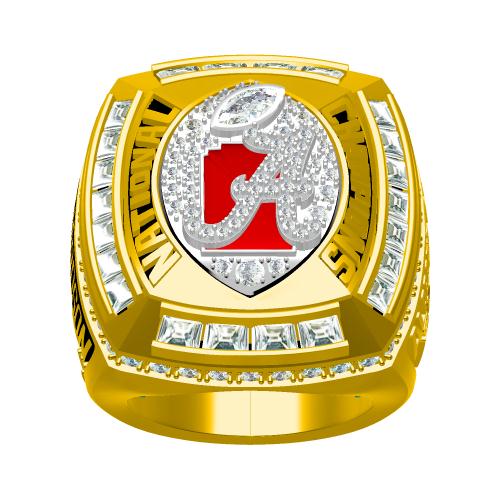 Custom Alabama Crimson Tide 2011 Season BCS National Championship Ring