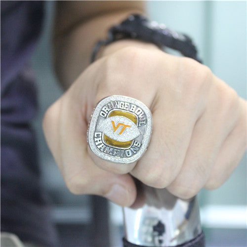 Custom Virginia Tech Hokies 2009 Orange Bowl Championship Ring