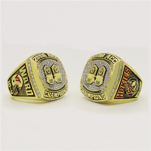 Custom Virginia Tech Hokies 2008 ACC Championship Ring