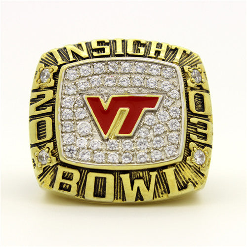 Custom Virginia Tech Hokies 2003 Insight Bowl Championship Ring