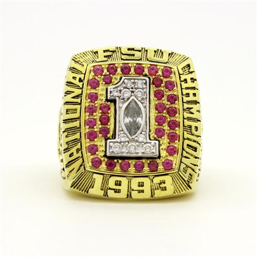 1993 Florida State Seminoles FSU Orange Bowl National Championship Ring