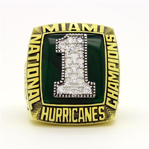 1989 Miami Hurricanes Sugar Bowl National Championship Ring