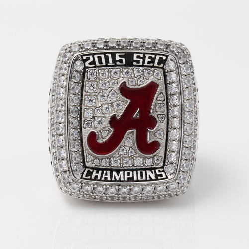 Custom Alabama Crimson Tide 2015 SEC Southeastern Conference Football Season Championship Ring