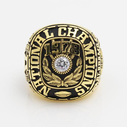 1978 Alabama Crimson Tide National & SEC Championship Ring