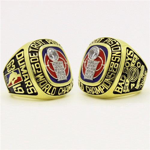Detroit Pistons 1989 NBA Finals National Basketball World Championship Ring