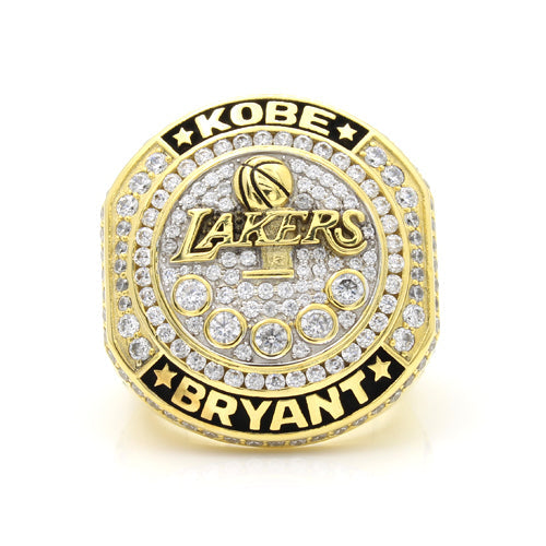 Kobe Bryant Framed Championship Rings - CharityStars
