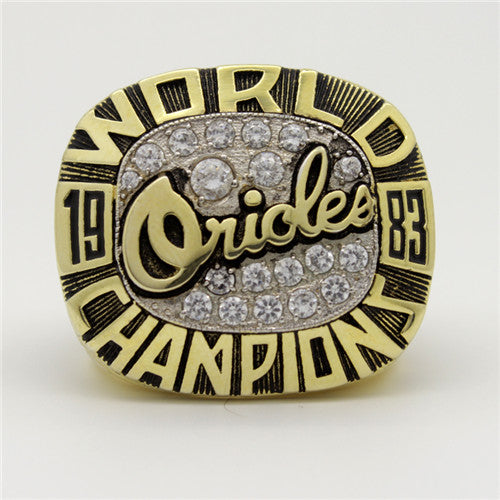 Baltimore Orioles 1983 World Series MLB Championship Ring With Clear C
