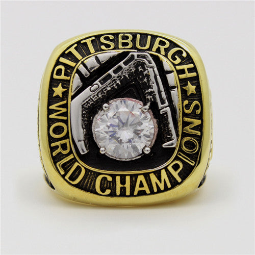 Pittsburgh Pirates 1960 World Series MLB Championship Ring With Clear Cubic Zirconia