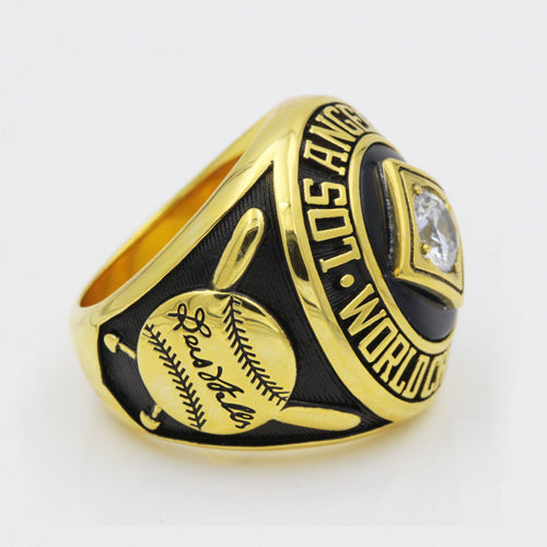 Los Angeles Dodgers 1959 World Series MLB Championship Ring With Clear Cubic Zirconia