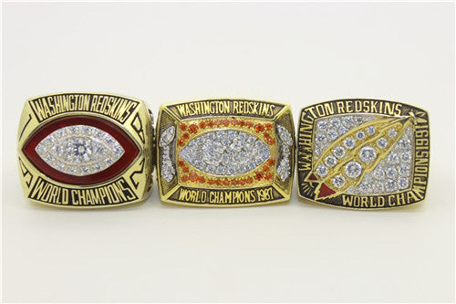 Washington Redskins 1982-1987-1991 Super Sowl Championship Ring Collection