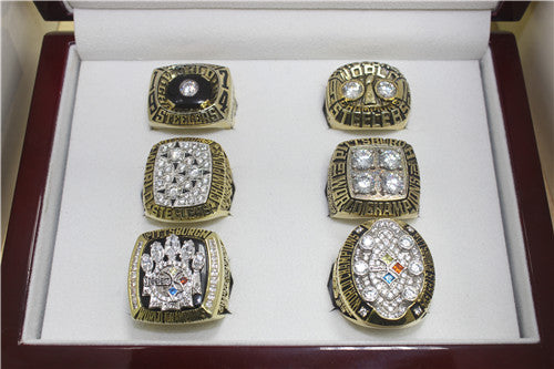 Pittsburgh Steelers 1974-1975-1978-1979-2005-2008 Super Sowl Championship Ring Collection