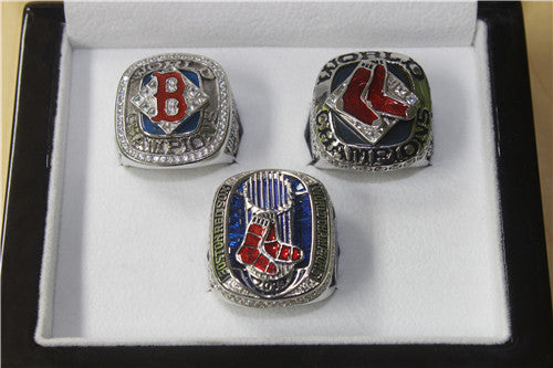 Boston Red Sox 2004-2007-2013 World Series MLB Championship Ring Collection