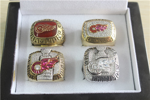 Detroit Red Wings 1997-1998-2002-2008 Stanley Cup Finals NHL Championship Ring Collection