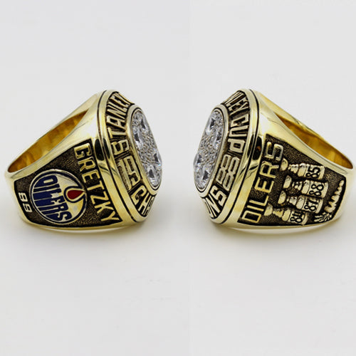 Edmonton Oilers 1988 Stanley Cup Final NHL Championship Ring