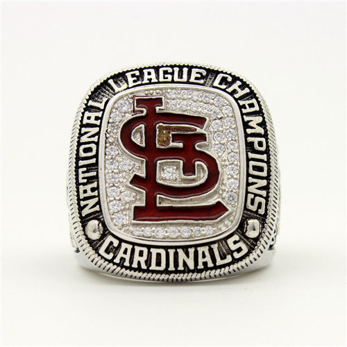 Custom St. Louis Cardinals 2013 National League Championship Ring With Red Garnet