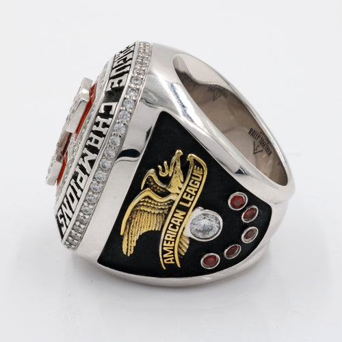 Cleveland Indians 2016 American League Championship Ring With Red Garnet