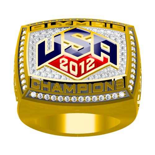 Custom USA Basketball Team 2012 Summer Olympics Championship Ring