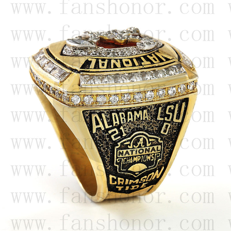 Customized NCAA 2011 Alabama Crimson Tide National Championship Ring
