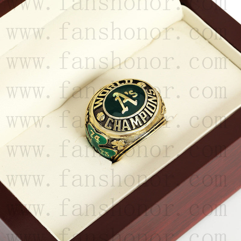Customized MLB 1974 Oakland Athletics World Series Championship Ring