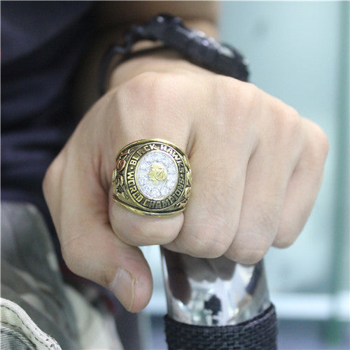 Custom 1961 Chicago Blackhawks NHL Stanley Cup Championship Ring