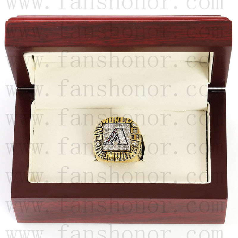 Customized MLB 2001 Arizona Diamondbacks World Series Championship Ring