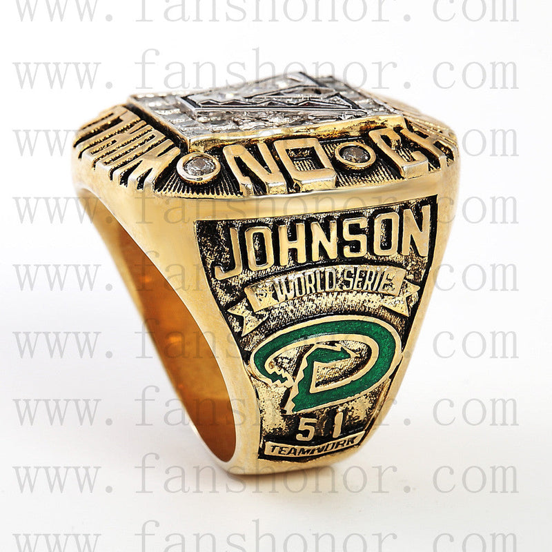 Customized MLB 2001 Arizona Diamondbacks World Series Championship Ring