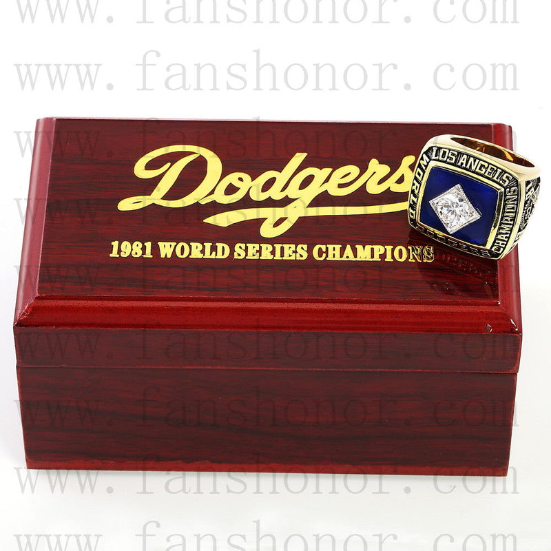 Customized MLB 1981 Los Angeles Dodgers World Series Championship Ring