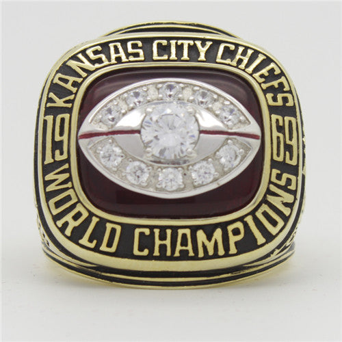 Custom Kansas City Chiefs 1969 NFL Super Bowl IV Championship Ring