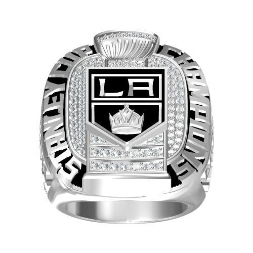 Los Angeles Kings receive their Stanley Cup rings