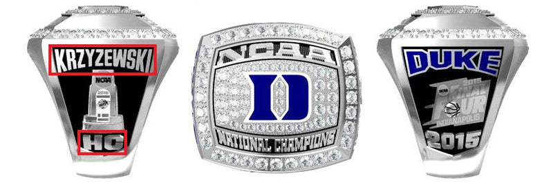 All NCAA Championship Rings