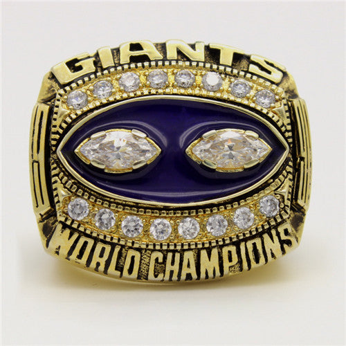 Custom New York Giants 1990 NFL Super Bowl XXV Championship Ring