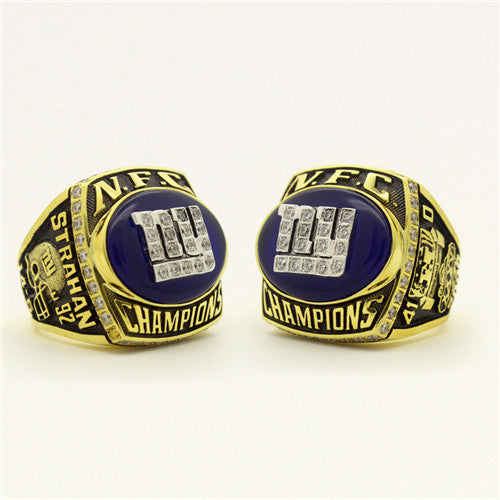 Custom 2000 New York Giants National Football Championship Ring