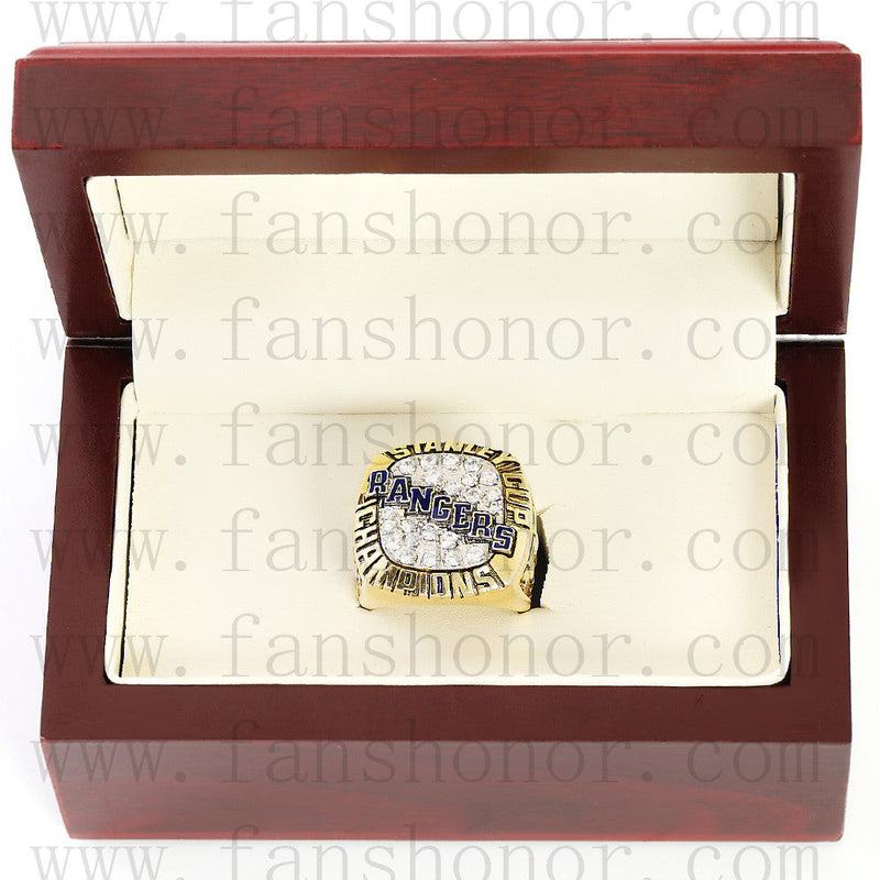 Customized NHL 1994 New York Rangers Stanley Cup Championship Ring
