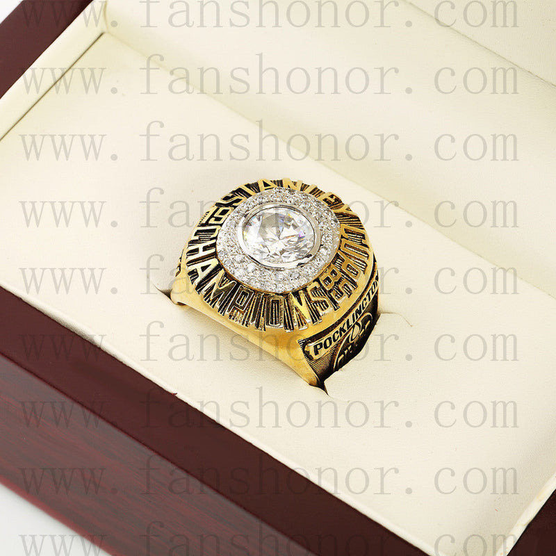 Customized NHL 1985 Edmonton Oilers Stanley Cup Championship Ring
