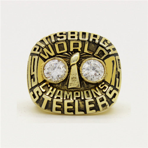 Custom Pittsburgh Steelers 1975 NFL Super Bowl X Championship Ring