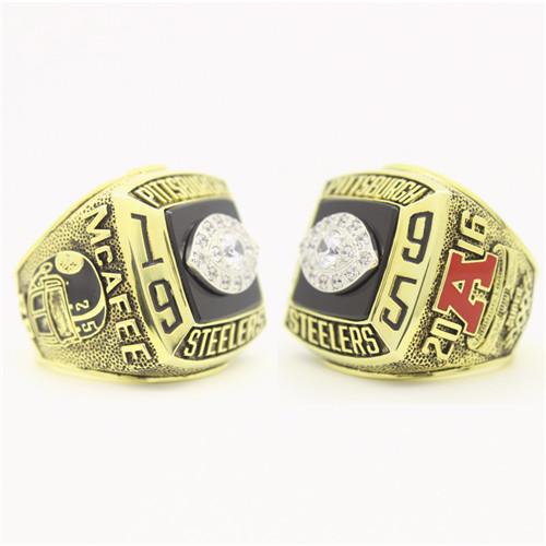 1995 Pittsburgh Steelers American Football AFC Championship Ring
