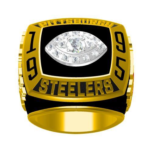 1995 Pittsburgh Steelers American Football AFC Championship Ring
