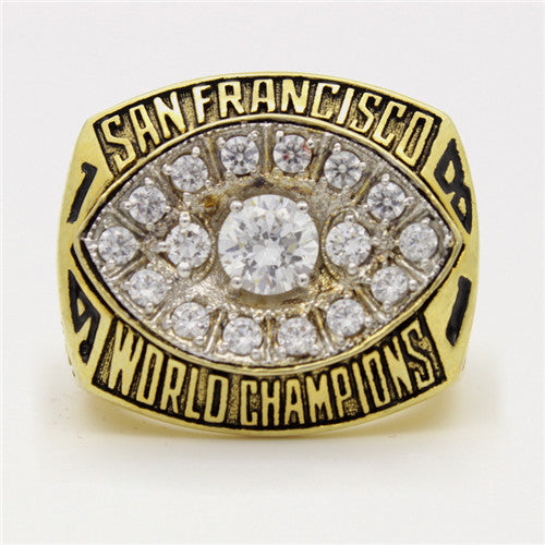 Custom San Francisco 49ers 1981 NFL Super Bowl XVI Championship Ring
