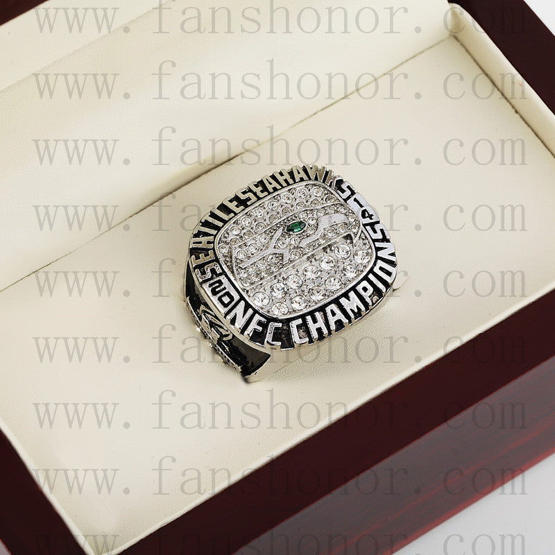 Customized NFC 2014 Seattle Seahawks National Football Championship Ring