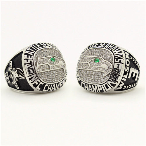 Custom 2014 Seattle Seahawks National Football Championship Ring