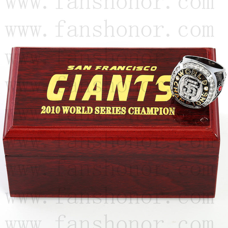 Customized MLB 2010 San Francisco Giants World Series Championship Ring