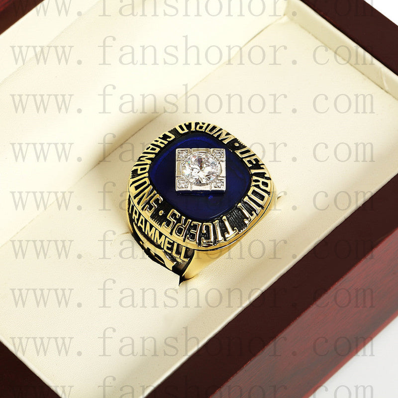 Customized MLB 1984 Detroit Tigers World Series Championship Ring