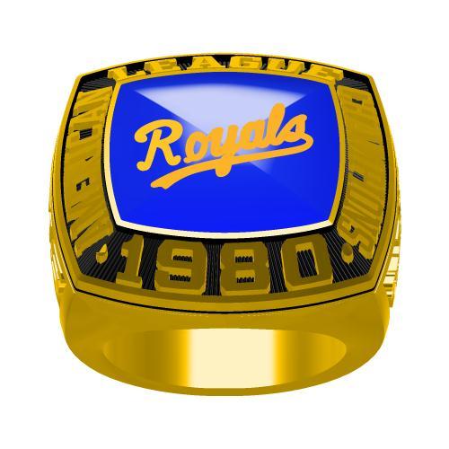 1980 Kansas City Royals American League AL Championship Ring