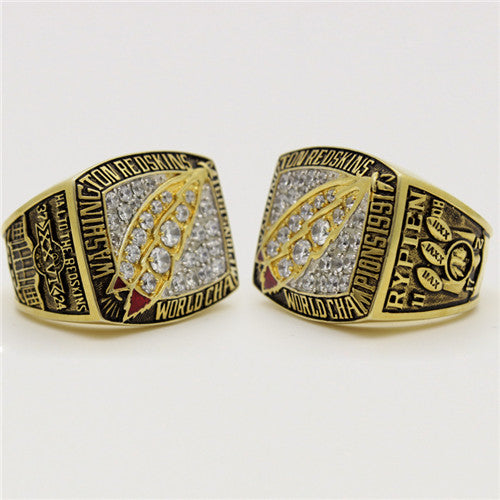 Custom Washington Redskins 1991 NFL Super Bowl XXVI Championship Ring