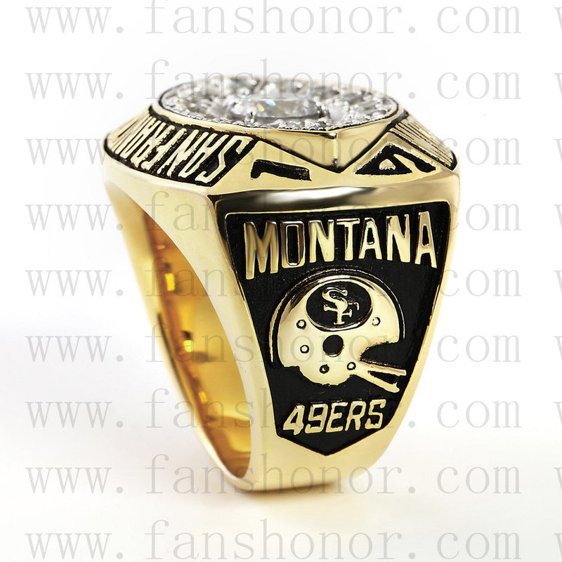 Customized San Francisco 49ers NFL 1981 Super Bowl XVI Championship Ring