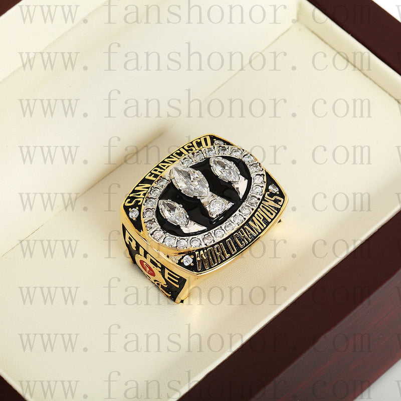 Customized San Francisco 49ers NFL 1988 Super Bowl XXIII Championship Ring