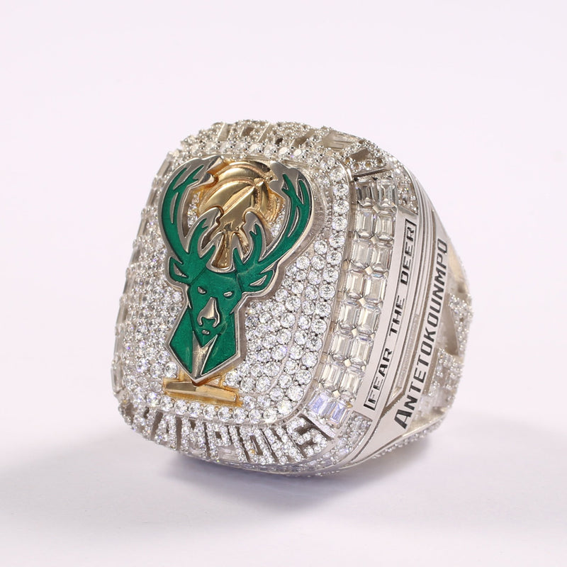 Giannis Antetokounmpo Milwaukee Bucks 2021 NBA Championship Ring