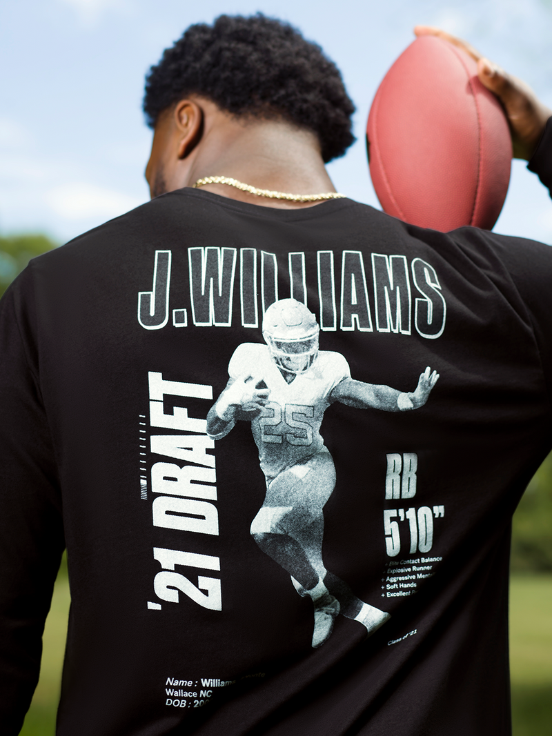Javonte Williams Denver Broncos RB Long Sleeve Shirt Jersey