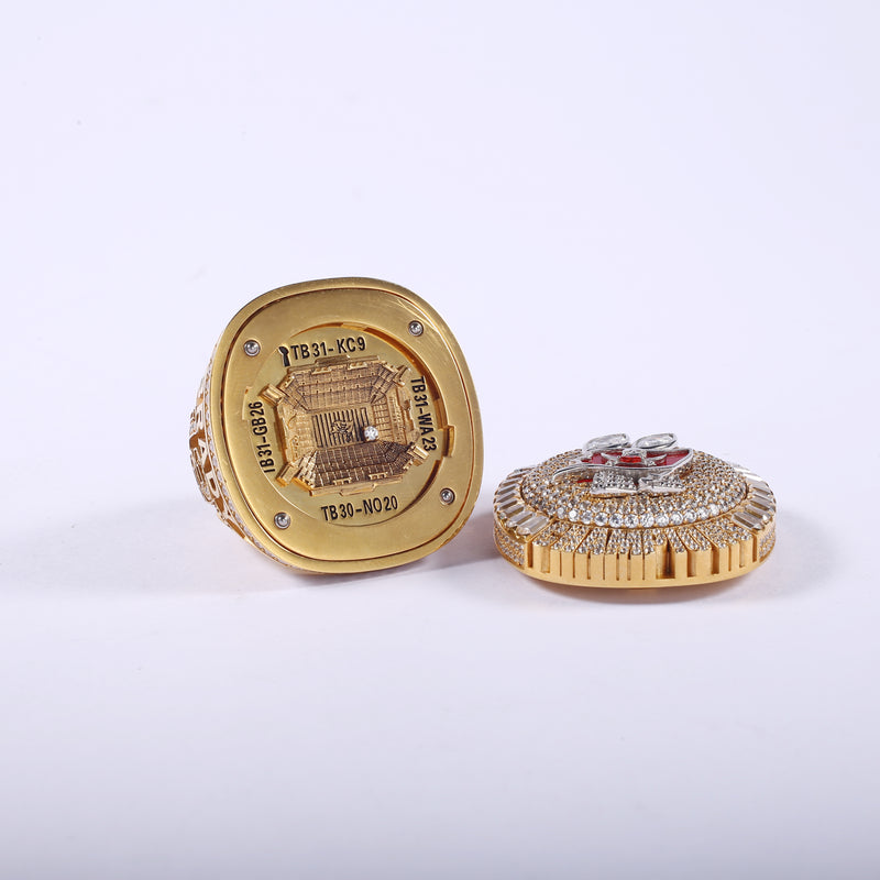 2020 Tampa Bay Buccaneers Super Bowl Championship Ring - REMOVABLE TOP