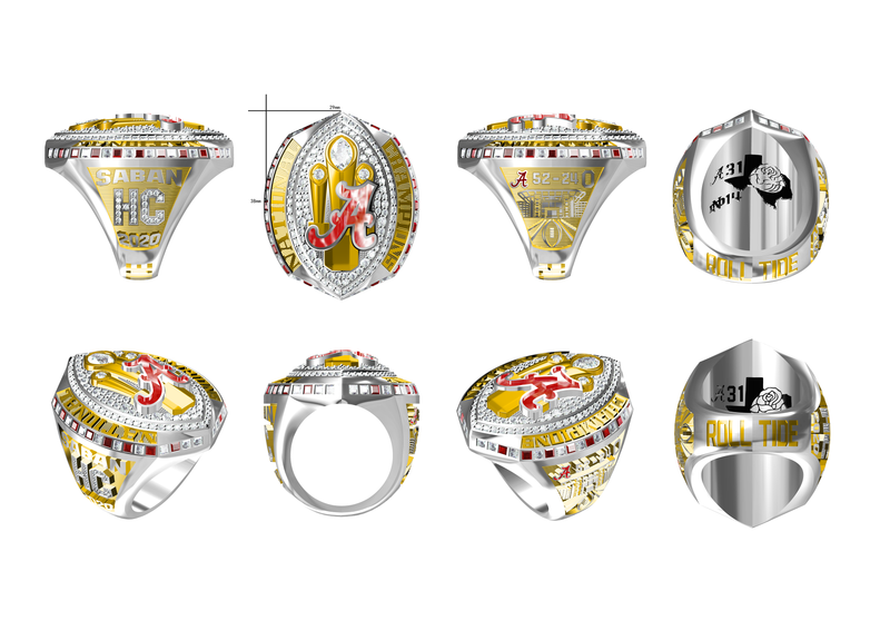 2020 Alabama Crimson Tide National Championship Ring